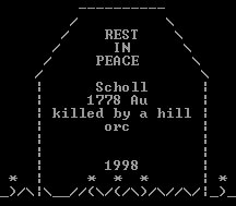A NetHacker's tombstone
