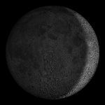The Moon is Waxing Crescent (11% of Full).  New moon in NetHack until midnight, 10 hours from now.
